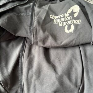 Brooks Gray Running Jacket - Houston Marathon 2025